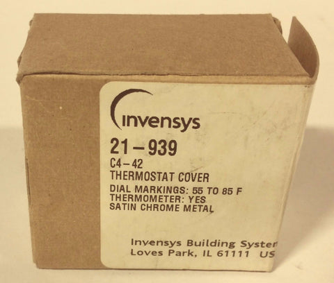 NEW INVENSYS C3-42 21-933 THERMOSTAT COVER