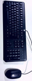 HP B1T09AA#ABA Black USB Wired USB Keyboard/Mouse/MousePad